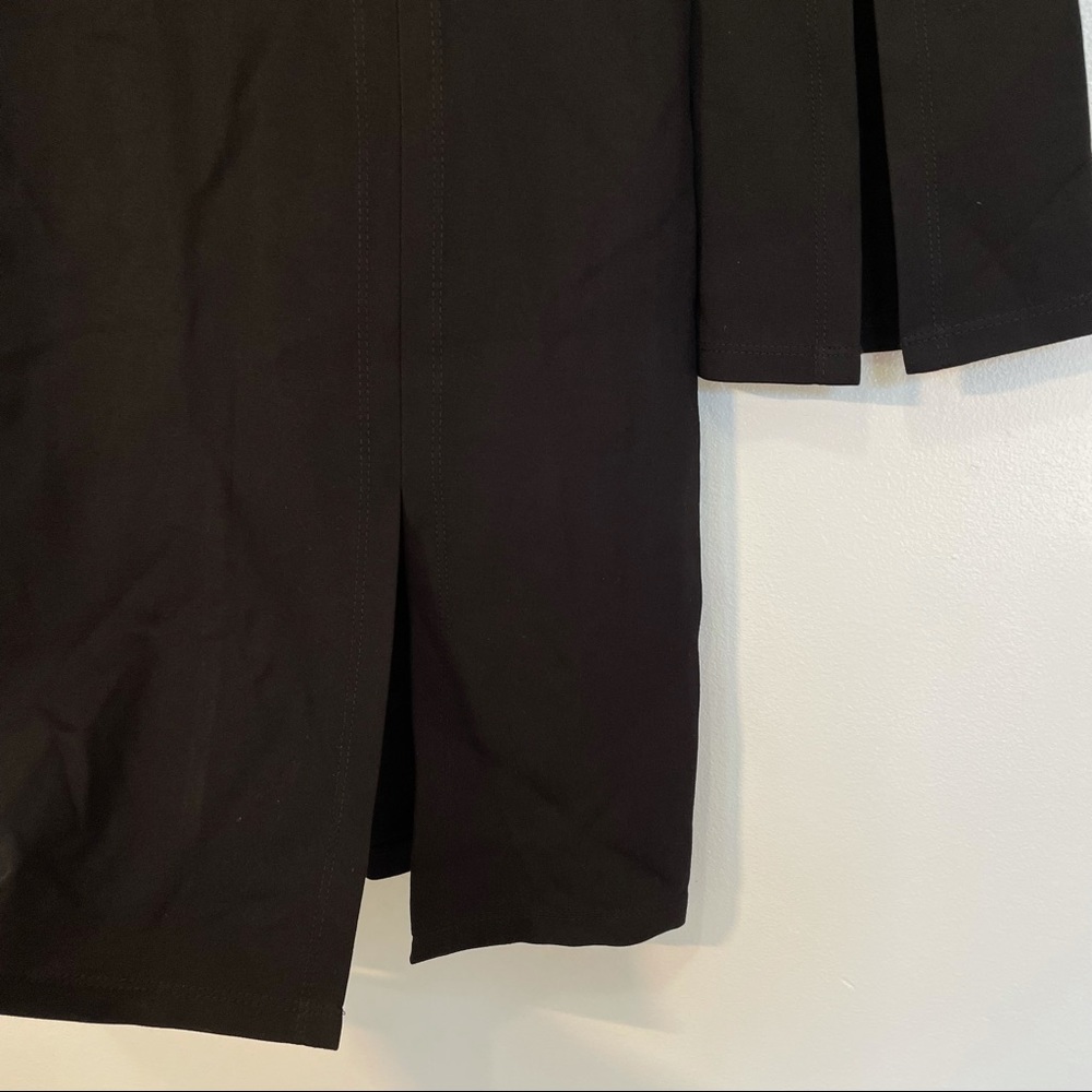 Alexis Sterre Black Off Shoulder Mini Dress Small Bell Sleeve Holiday Party - Picture 6 of 9